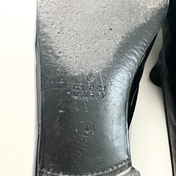 Patent Leather Gucci Loafers sz 40 - Picture 9 of 12